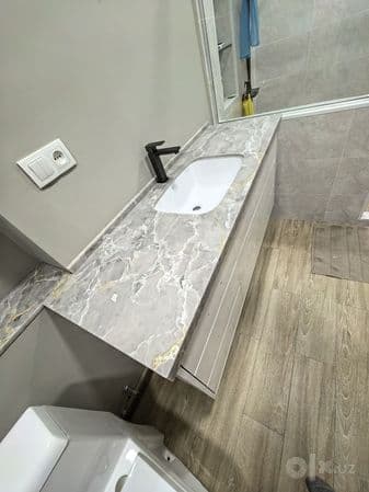 Столешницы из искусственний камень ванной комнате